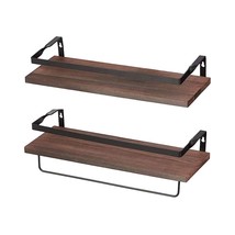 Floating Wall Mounted Shelves For Kitchen, Bathroom,Set Of 2, 16.1Inch, Carboniz - £40.95 GBP