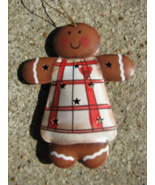 OR-345 Gingerbread metal Christmas Ornament - £1.57 GBP