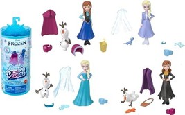 Mattel Disney Frozen Small Doll Snow Color Reveal with 6 Surprises Including 1 C - £7.74 GBP
