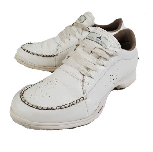 Primary image for Adidas Stella McCartney Olivin Golf Shoes Womens Size 8.5 Leather White Thintech