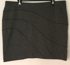 Simply Vera Wang Skirt size XL women Charcoal Gray - $12.82