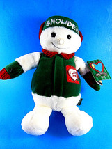 Snowden Snowman Plush Doll 11&quot; by Commonwealth 1998 Mint with Tags SOFT  - £11.63 GBP
