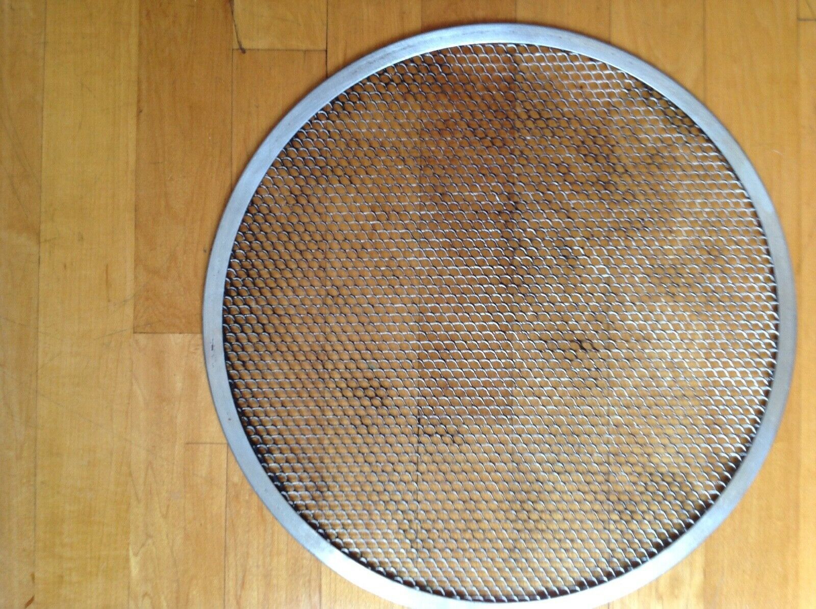 Pizza Seamless Aluminum Screen 12" Round  Oven Baking  Durable Mesh Tray Rim Item image 3