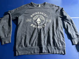 Rhinegeist Brewery Cincinnati Ohio Print Sweatshirt Cincy Made Large Wom... - £25.17 GBP