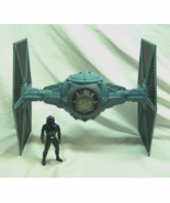 Vintage 2003 Star Wars Hasbro Imperial Dogfight Tie Fighter Toy with Pilot - $636.70 MXN