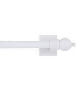 Kenney 7/16&quot; Multi-Use Adjustable Petite Cafe Magnetic Rod, 16-28&quot;, White - $32.27 CAD