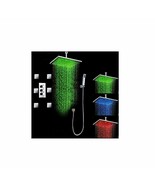 Luxury Bathroom Shower Set LED Shower Head Thermostatic 6 Massage Body J... - €539,29 EUR
