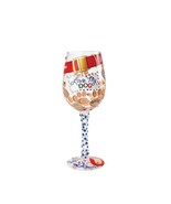 Lolita Pet Wine Glass Love My Dog #4054092 15 oz Gift Boxed 9&quot; High Coll... - £28.93 GBP