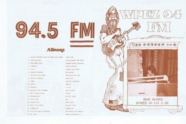 WPEZ 94 Pittsburgh VINTAGE June 27 1975 Music Survey Elton John #1 - $14.84