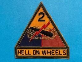 POST WWII, ARMY, OCCUPATION PERIOD, 2nd ARMORED DIV. BULLION, PATCH, VAR... - £27.26 GBP