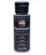 Delta Ceramcoat Select Multi-Surface Satin Paint, 04038 Charcoal Black, ... - £2.73 GBP