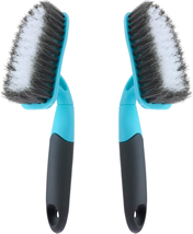 2-Pack Scrub Brush for Cleaning with Long Handle, Medium Firm Brush Bathroom Cle - £10.11 GBP