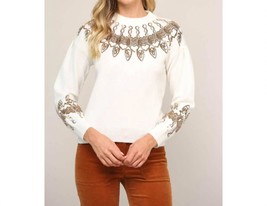 Fate Spangle Detail Holiday Sweater Size S - $24.75