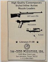 1981 Ring Precision Muzzle Loading Gun Advertisement Outdoor Supply Vint... - $28.01 CAD