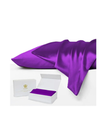 Set of 2 Mulberry Silk Pillowcases PURPLE - $515.20 MXN