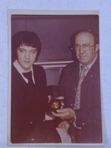 Vintage Elvis Presley Photo - Receiving His Deputy Sheriff Badge - Candi... - $197.99