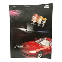 Vintage 1997 Testors Model Kits Finishing Material Catalog - £6.28 GBP