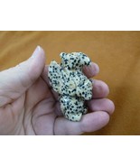 Y-GRI-717) Spotted Jasper GRIFFIN gryphon gemstone figurine statue Eagle... - $32.05 CAD
