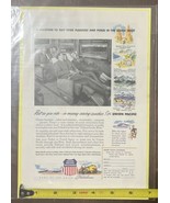 Vintage 1951 UNION PACIFIC RAILROAD Streamliners Print Ad 6.5” x 10” Nice! - $13.37 CAD