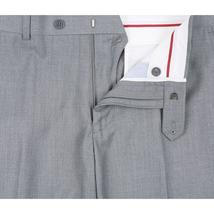 Men RENOIR suit Solid Two Button Business or Formal Slim Fit 202-2 Light gray image 4