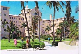 Bahamas West Indies Caribbean Islands Postcard Nassau Sheraton Colonial Hotel - $2.96