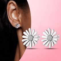 Trend Stud Earring for Women Fashion Daisy Flower Geometric Round Circle Shape E - £10.59 GBP