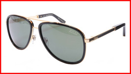 ZILLI Sunglasses Titanium Acetate Leather Polarized France Handmade ZI 65017 C01 - £649.52 GBP