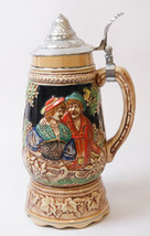 Toyo Beer Stein PLAYS MUSIC WHEN YOU DRINK Glazed Porcelain RETRO Made i... - $21.77