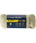 MIBRO Group (The) 643991 Smooth Braided Cotton TG3/16x50 BRD Sash Cord - $20.84