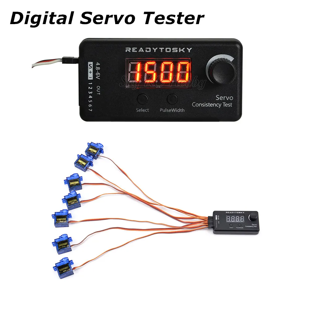 Ervo tester esc consistency tester for fpv rc helicopter airplane car servo tester tool thumb200
