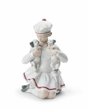 Lladro Retired  01008521 Girl With Dalmatians New in box - $346.50