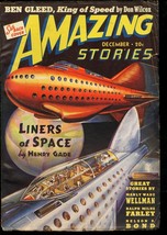 Amazing Stories 1939 DEC-COOL Sci Fi PULP-ROCKET Cvr Fn - £465.22 GBP