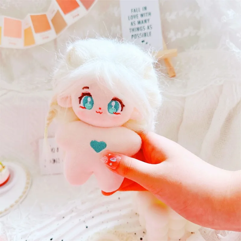 #Type 3 10CM Cotton Doll Cute Idol Doll Anime Doll Girl Diy Big Eyes Hai... - $10.37