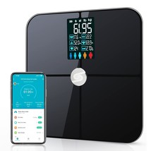 Smart Scale For Body Weight, Digiatl Weight Scale With Large Lcd, Black. - $34.99