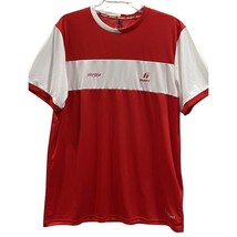 Huari Poland Red Soccer Jersey Futbol Athletic Top T-Shirt Dry Fit Logo Mens XL - £18.15 GBP