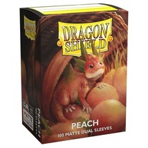 Arcane Tinmen Deck Protector: Dragon Shield: Dual Matte: Peach (100) - £15.56 GBP