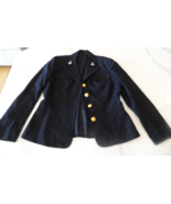 DATED 1971 VIETNAM WAR ERA USN U.S. NAVY WOMENS WOOL COAT SERGE BLUE 333... - $1,296.94 MXN