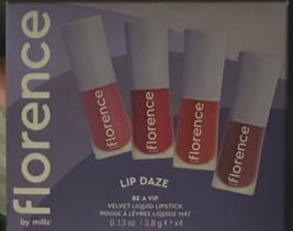 4 Pack FLORENCE BY MILLS Be A VIP Velvet Liquid Lipstick - $55.32