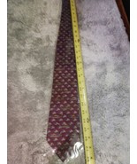 Vintage new old stock Men&#39;s Tie clouds rainbows Viking ships - $188.64 MXN