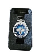 Relic Wet Men Watch Stainless Steel Silver 50m Battery Date Blue Quartz ... - $27.44