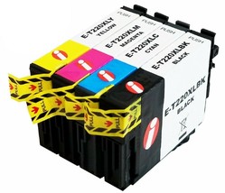 Full 4 pack Combo Black Color T220XL 220XL Combo Ink cartridge for Epson... - $41.98