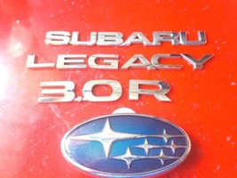 OEM 2008 - 2009 Subaru Legacy 3.0 R Rear Lift Gate Emblem Nameplate Set - $44.99