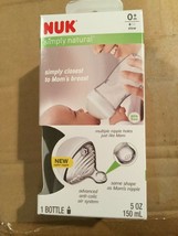 NUK Simply Natural 1 Bottle 5oz 0+ Month Slow Flow  *NEW* ee1 - $7.99