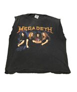 Vintage 1991 Megadeth Anarchy T-Shirt Brockum Group XL USA Distressed Cu... - $137.97 CAD