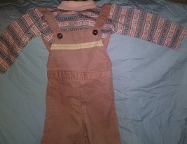 Vintage Health-Tex 2 Piece Little Squaw Overalls Native American Sz 4  P... - £42.65 GBP