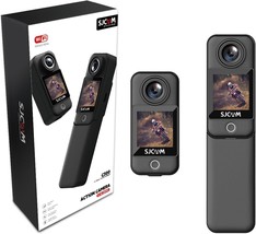 SJCAM Action Camera C300 4K 30fps, 1.33&#39;&#39; Dual Touch Screen, Underwater Sports C - £612.89 GBP
