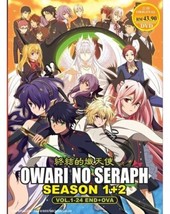 Seraph of the End [Owari no Seraph] Season 1+2 DVD [Anime] [English Dub] - £23.48 GBP