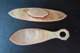 DuPont USA Vintage or Antique Art Deco Pyralin Shoe Horn &amp; Foundation Po... - $462.01 MXN