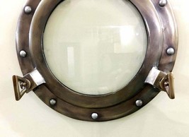 Antique Canal Boat Porthole-Window Ship Round Glass Wall Decor Porthole - £57.56 GBP