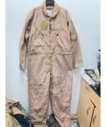 NEW GENUINE US AIR FORCE TAN NOMEX FIRE RESISTANT FLIGHT SUIT CWU-27/P -... - $216.09 CAD
